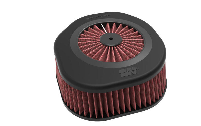 K&N 18-21 Suzuki RMZ450 449 Replacement Air Filter - SU-4518XD for 2019-2024 Suzuki RMZ250 - front view