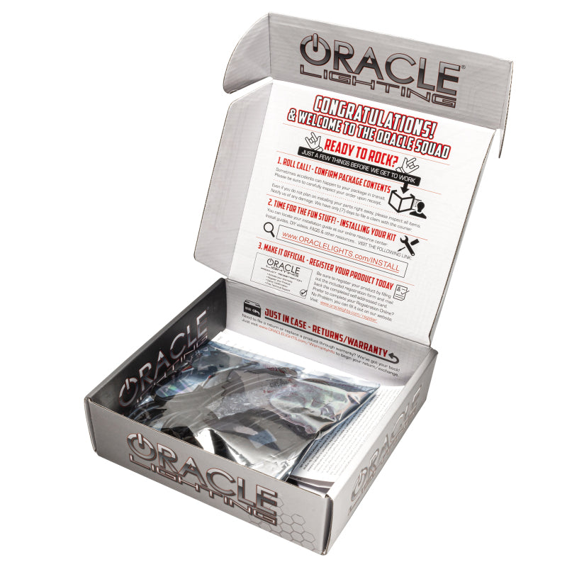 Oracle 21-22 Nissan Titan Demon Eye RGB Headlight Upgrade Kit - ColorSHIFT w/o Cntrl SEE WARRANTY - 1464-334