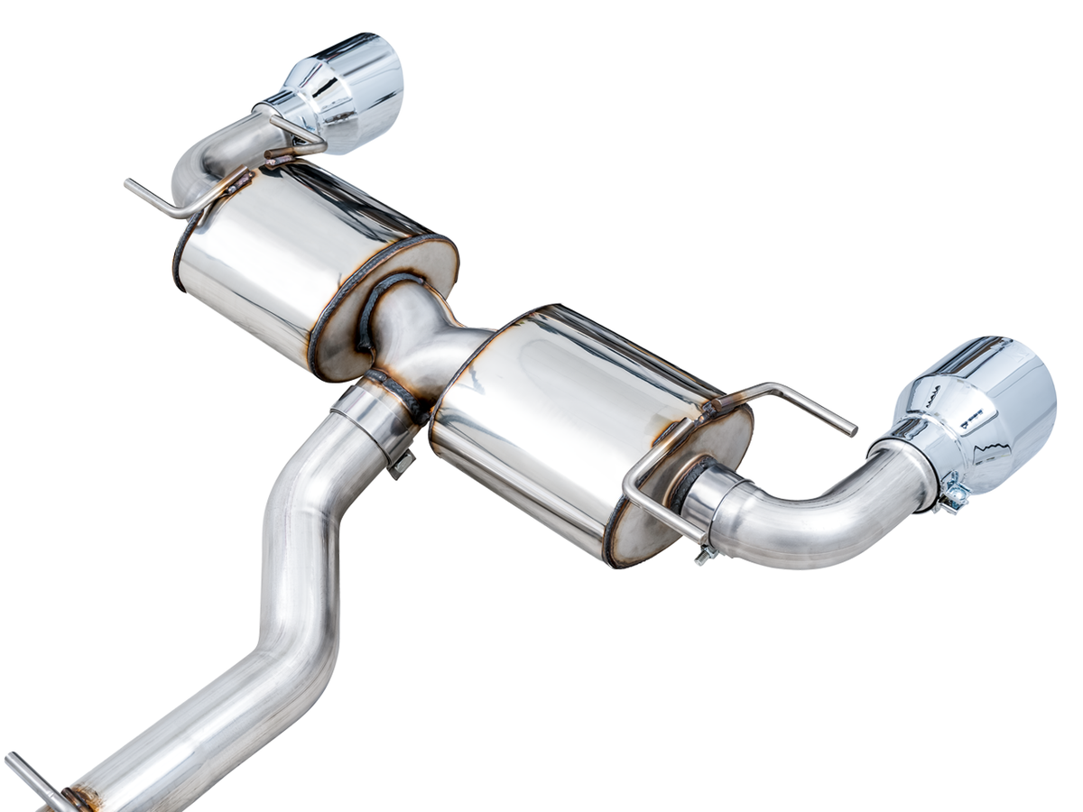 AWE Subaru BRZ/ Toyota GR86/ Toyota 86 Touring Edition Cat-Back Exhaust- Chrome Silver Tips - 3015-32486