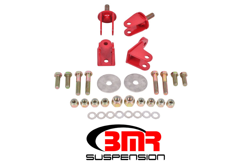 BMR 79-04 Fox Mustang Rear Coilover Conversion Kit w/o Control Arm Bracket - Red - CCK009R