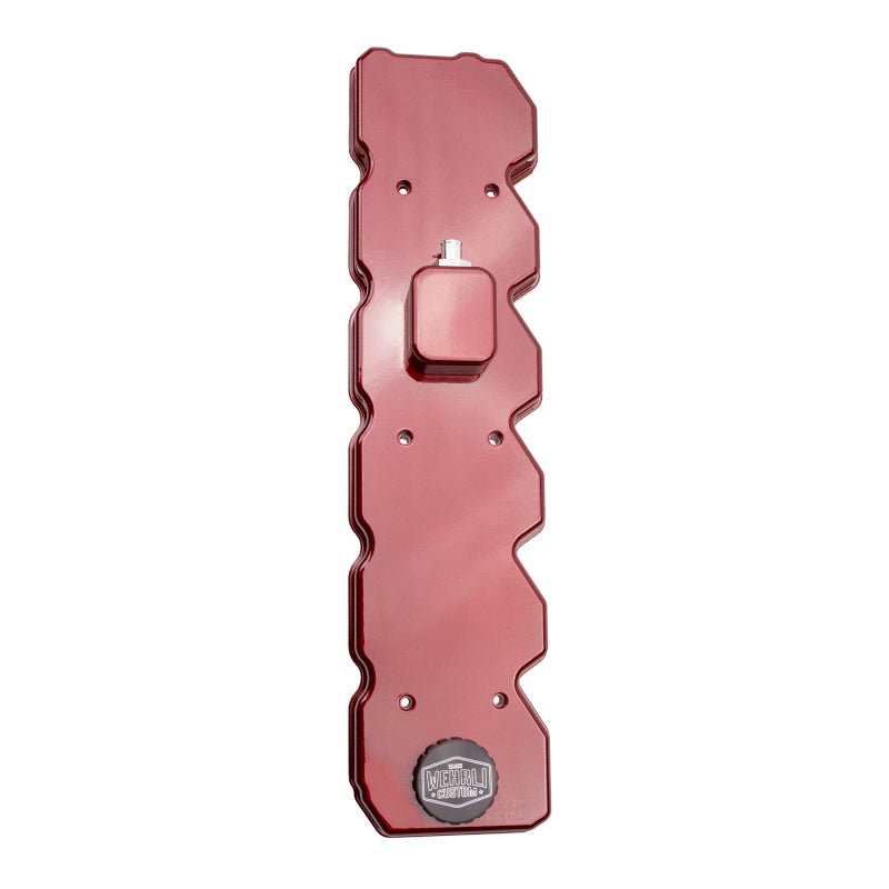 Wehrli 03-05 Cummins 5.9L WCFab X D&J Precision Billet Valve Cover - Candy Teal - WCF100330-CT
