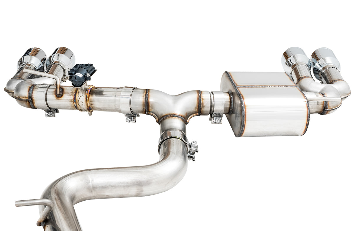 AWE Tuning Audi 8V S3 SwitchPath Exhaust w/Chrome Silver Tips 102mm - 3025-42068