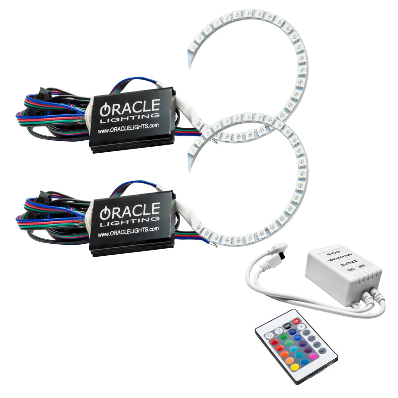 Oracle 18-21 Ford Mustang LED Headlight Halo Kit - ColorSHIFT w/ Simple Controller SEE WARRANTY - 1347-504