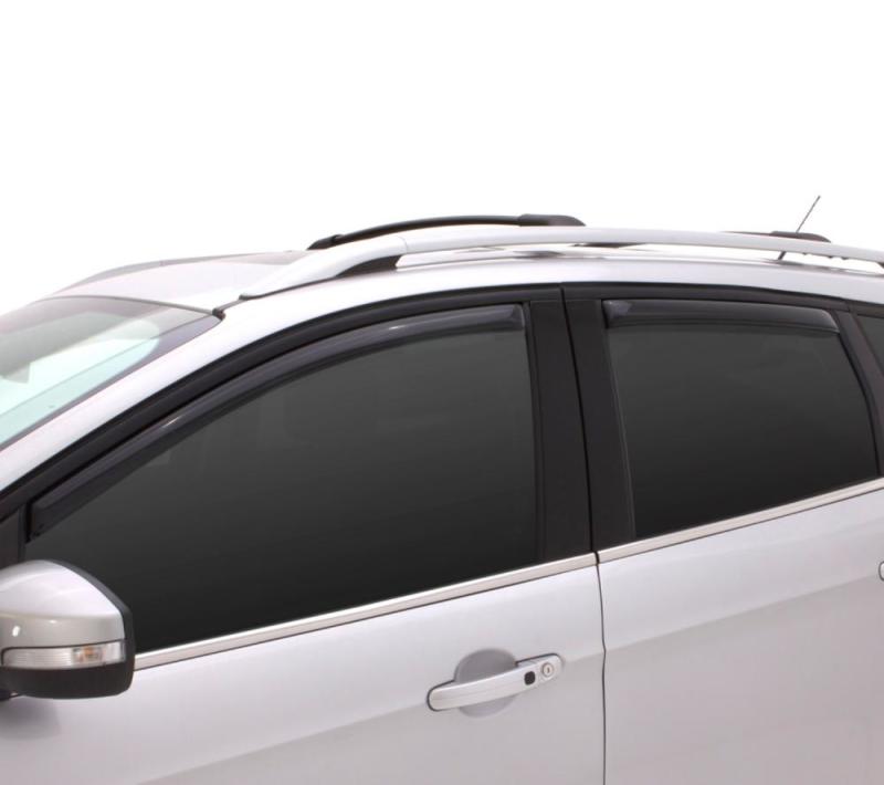 AVS 16-18 Honda Civic Ventvisor In-Channel Front &amp; Rear Window Deflectors 4pc - Smoke - 194682