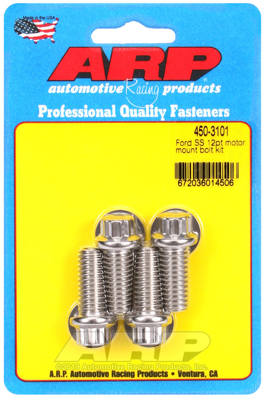 ARP Ford SS 12pt Motor Mount Bolt Kit - 450-3101