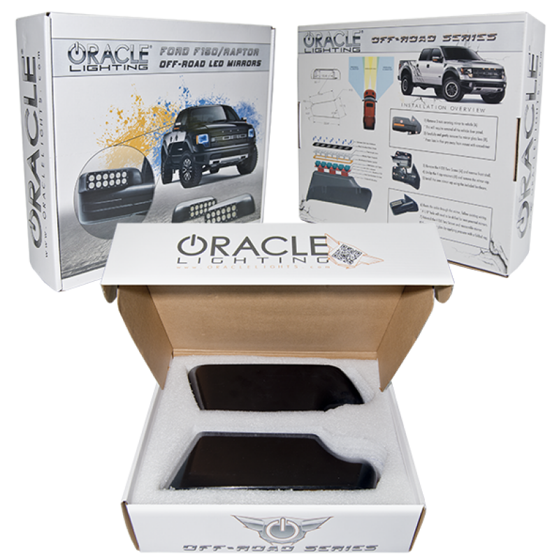 Oracle 09-14 Ford F150/Raptor Off-Road Mirrors - 6000K SEE WARRANTY - 5752-001