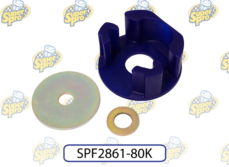 SuperPro - Front Torque Arm Lower Insert Bushing Kit - SPF2861-80K for 2004-2008 Audi A3 - angle view