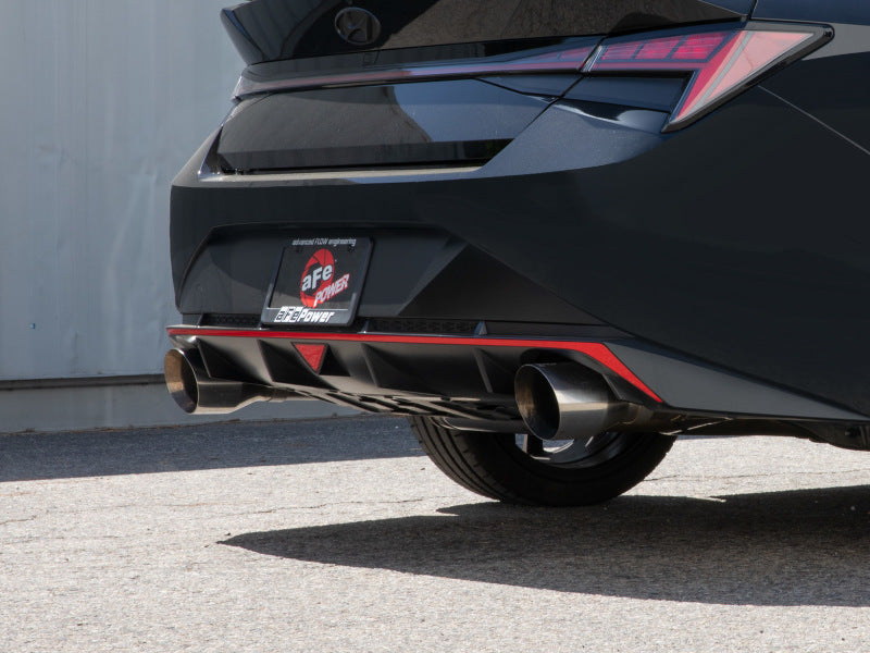 aFe Takeda 22-23 Hyundai Elantra N L4-2.0L (t) 3in 304 SS Cat-Back Exhaust w/ Polished Tips - 49-37028-P