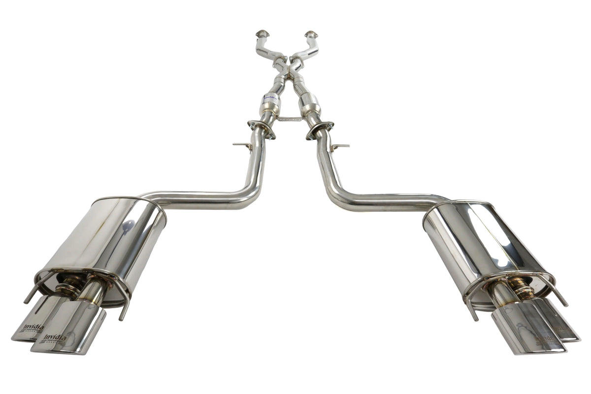 Invidia 14+ Lexus RCF Q300H w/ Rolled Stainless Steel Tips Cat-Back Exhaust - HS14LRF3SH