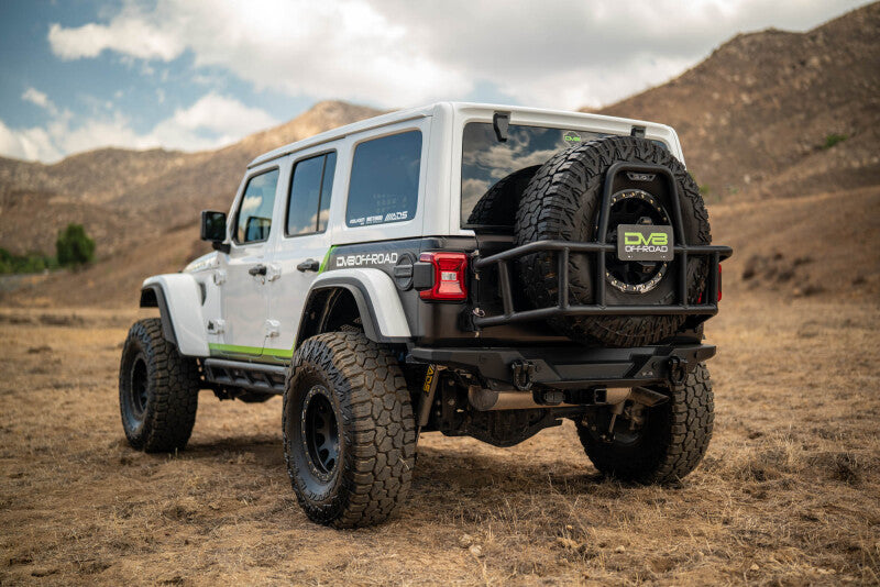 DV8 18-25 Jeep Wrangler JL Body Mounted Tire Carrier - TCJL-14