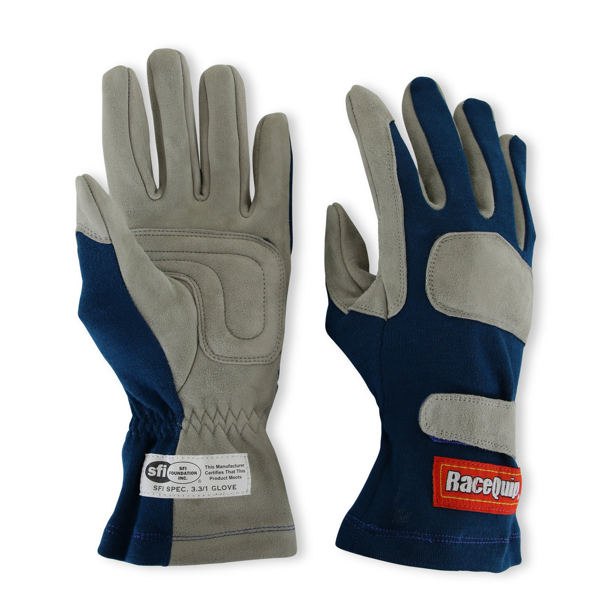 RaceQuip Blue 1-Layer SFI-1 Glove - Small