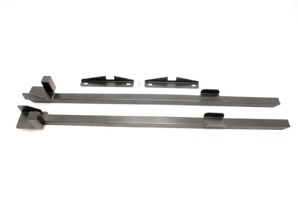 BMR 79-93 Fox Mustang Weld-On Boxed Subframe Connectors (Outside Frame Exhaust) - Black Hammertone - SFC010H for 1979-1993 Fo