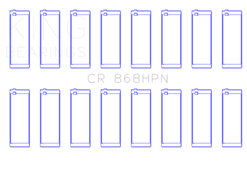 King Ford Prod V8 4.6L/5.4L Performance Rod Bearing Set - Size STD - CR868HPN