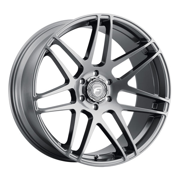 Forgestar X14 22x10 / 6x139.7 BP / ET30 / 6.7in BS Gloss Anthracite Wheel - F25320084P30 by Forgestar - front view
