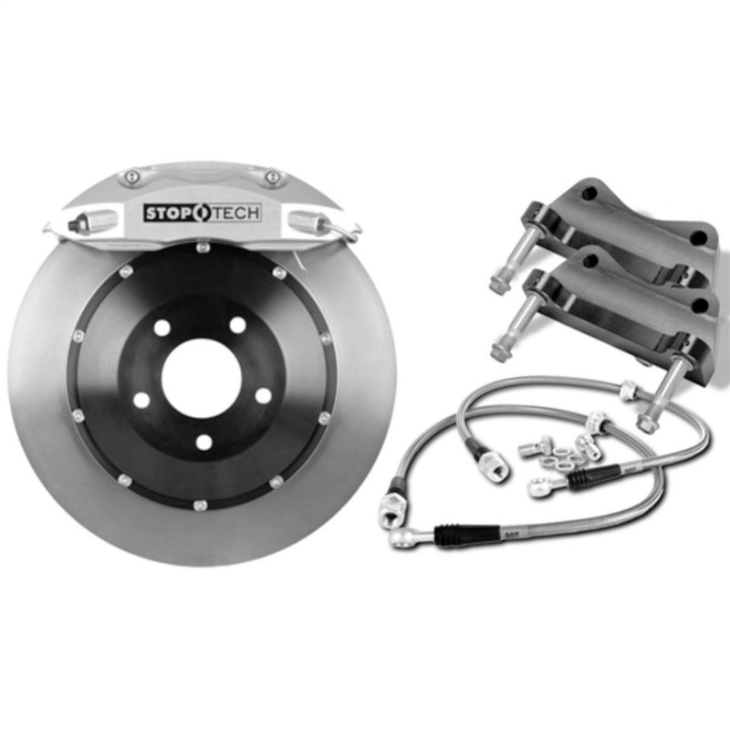 StopTech 13 Subaru BRZ BBK Front ST-40 Trophy Anodized Caliper 328x28mm Slotted Rotor - 83.827.4300.R1