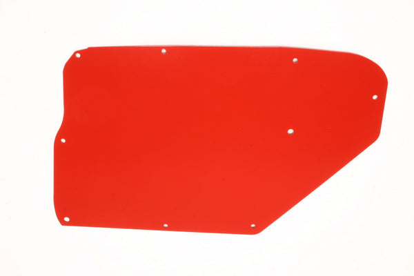 BMR 64-67 A-Body A/C Delete Panel (Aluminum) - Red - FP006R by BMR Suspension