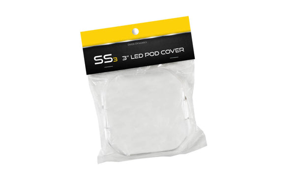 Diode Dynamics SS3 LED Pod Cover Standard Clear - DD6261 by Diode Dynamics - front view