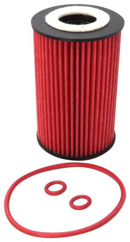 K&N VW Diesel Oil Filter - HP-7047 for 2010-2013 Audi A3 - front view