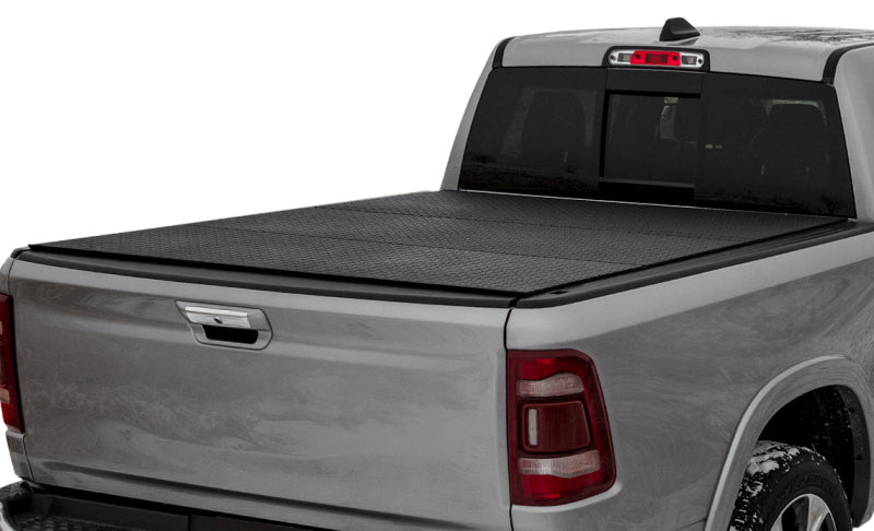 Access LOMAX Tri-Fold Cover 2019+ RAM 2500/3500 6.4ft Bed - Black Diamond Mist - B4040069