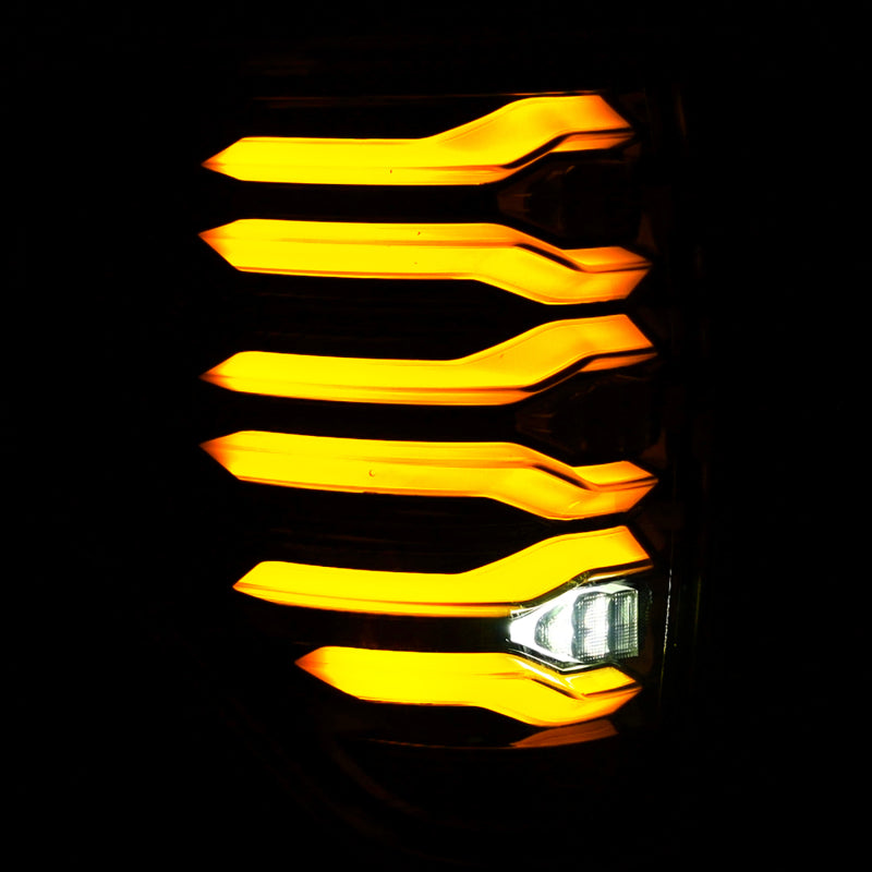 AlphaRex 09-14 Ford F150 LUXX LED Tailights - AlphaBlack Housing - 653080