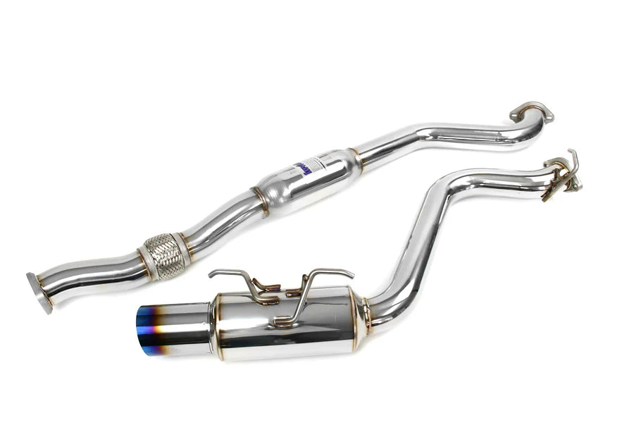Invidia 08+ WRX Hatch 76mm N1 Titanium Tip Cat-back Exhaust - HS08SW5GTT