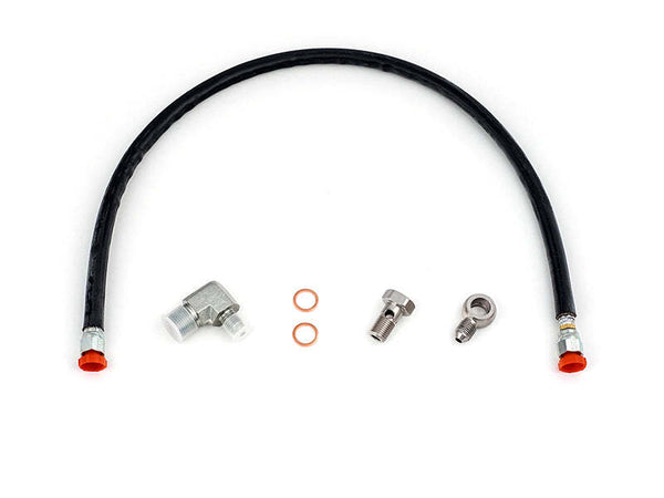 Forced Performance 1g DSM Stainless Steel Braided Oil Supply Line - 3055010 by Forced Performance