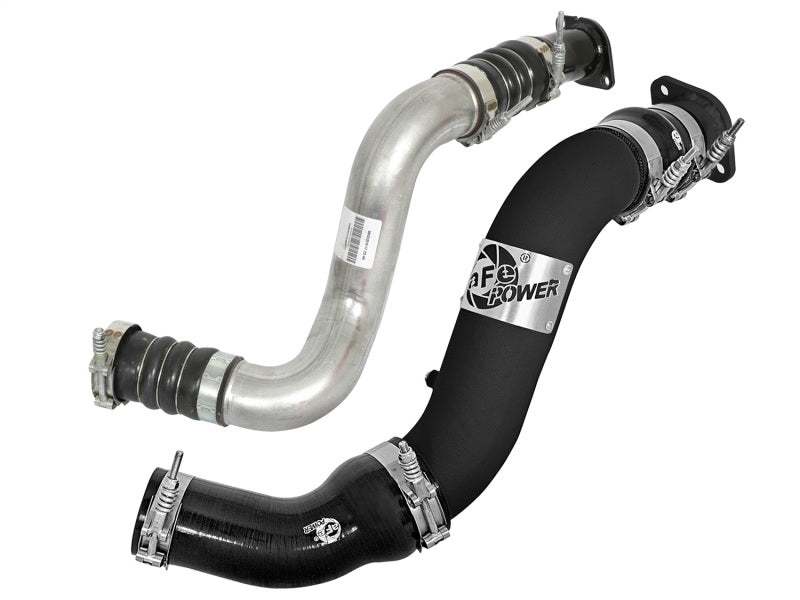 aFe Bladerunner 3in Intercooler Hot Side Tube for 16-17 Nissan Titan XD V8 5.0L (td) - 46-20288-B