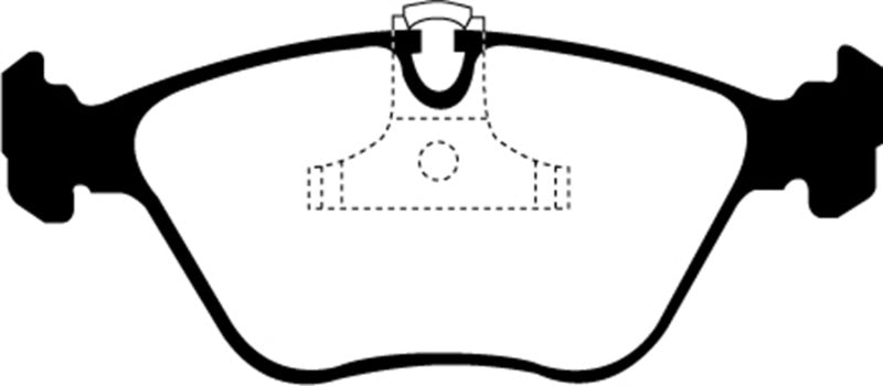 EBC 01-03 BMW 525i 2.5 (E39) Greenstuff Front Brake Pads - DP21089