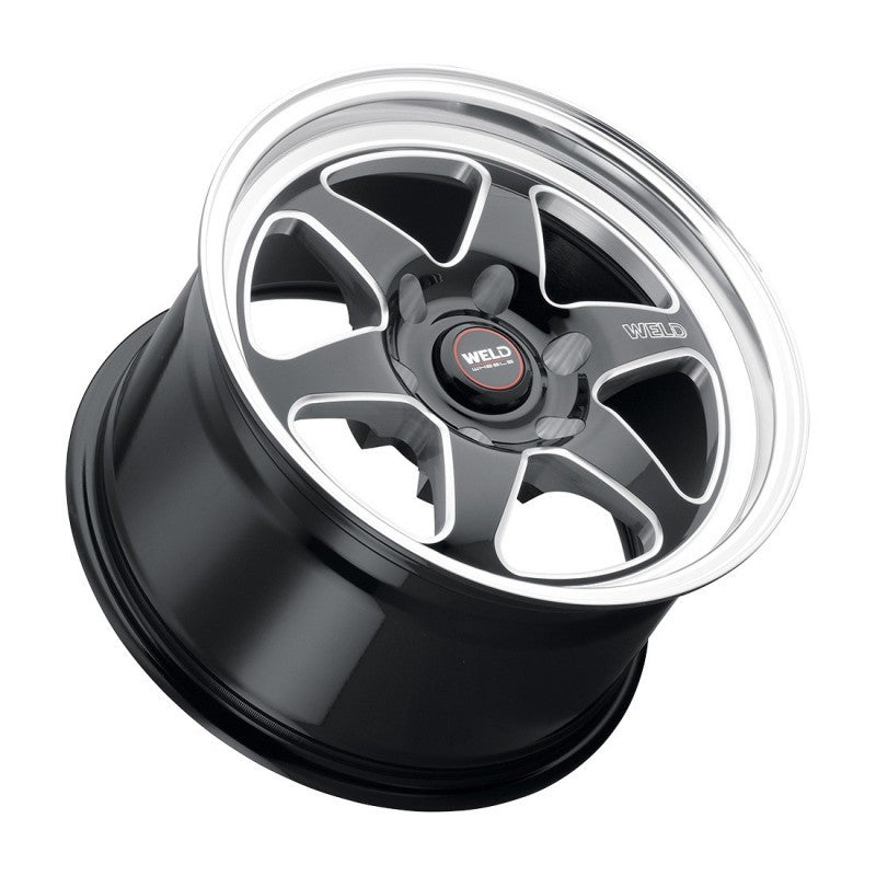 Weld S156 20x7 Ventura 6 Drag 6x139.7 ET13 BS4.50 Gloss BLK MIL DIA 106.1 - S15607084P13