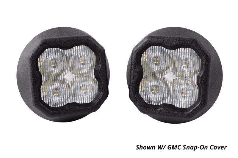 Diode Dynamics SS3 Sport Type GM Kit ABL - White SAE Fog - DD7028 for 2015-2022 Chevrolet Colorado - detail view