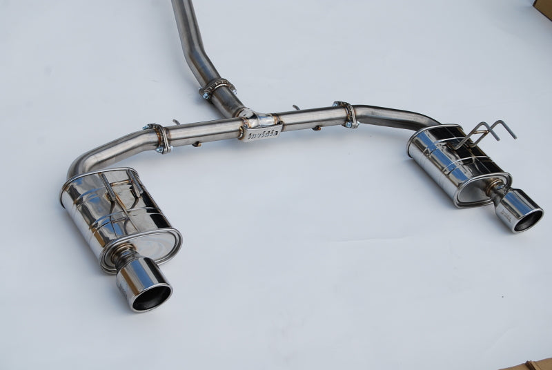 Invidia 2022+ Honda Civic Si (1.5T) 70mm Q300 Cat Back Exhaust - Rolled SS Tips - HS22HS4QD1RSL