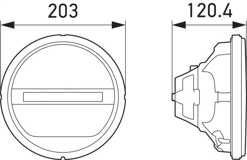 Hella Headlamp INSERT GR 1F8 - 241430011