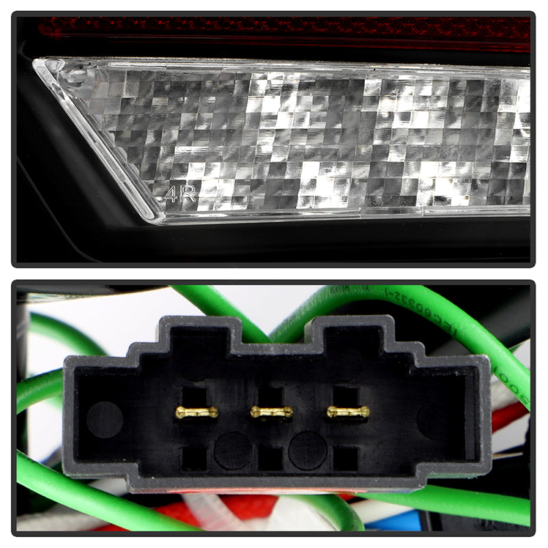 Spyder 03-08 Audi A3 Full LED Tail Lights - Black (ALT-YD-AA303-LED-BK) - 5089076