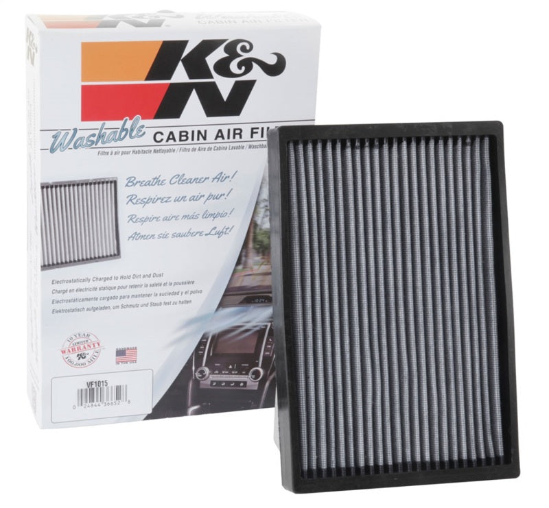 K&N 12-15 Tesla S Electric Cabin Air Filter - VF1015 for 2012-2015 Tesla S - installed view
