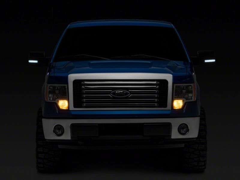 Raxiom 09-14 Ford F-150 Axial Series White LED Mirror Turn Signal- Clear - T556985