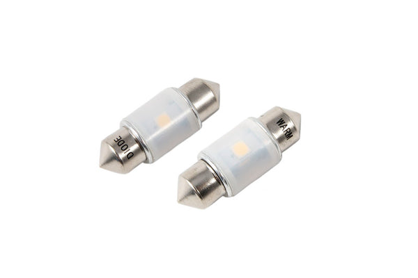 Diode Dynamics 31mm HP6 LED Bulb LED Warm - White (Pair) - DD0351P for 2000-2009 Honda S2000 - front view