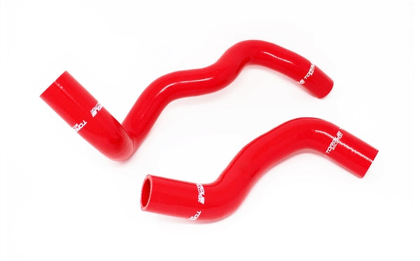 Torque Solution 2016+ Ford Focus RS Silicone Radiator Hose Kit - Red - TS-CH-513RD for 2016-2018 Ford Focus RS