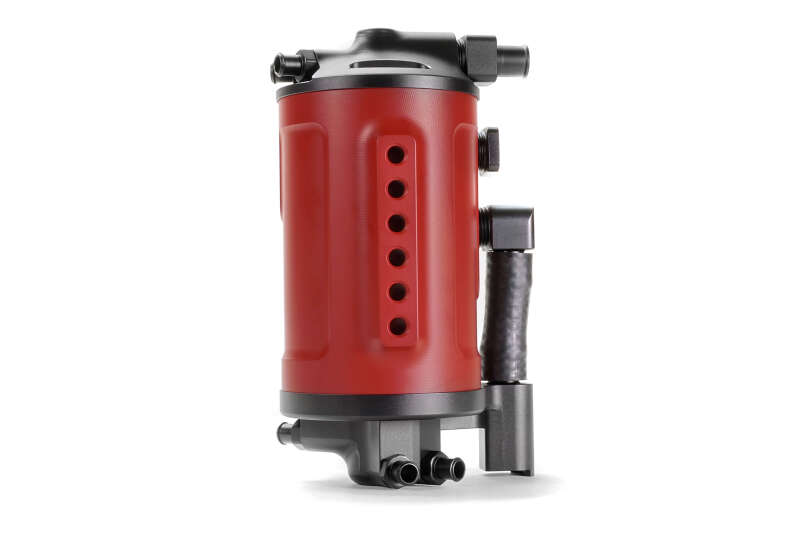 PERRIN 22-25 Subaru WRX Air Oil Separator - Red - PSP-ENG-622RD by Perrin Performance - front view