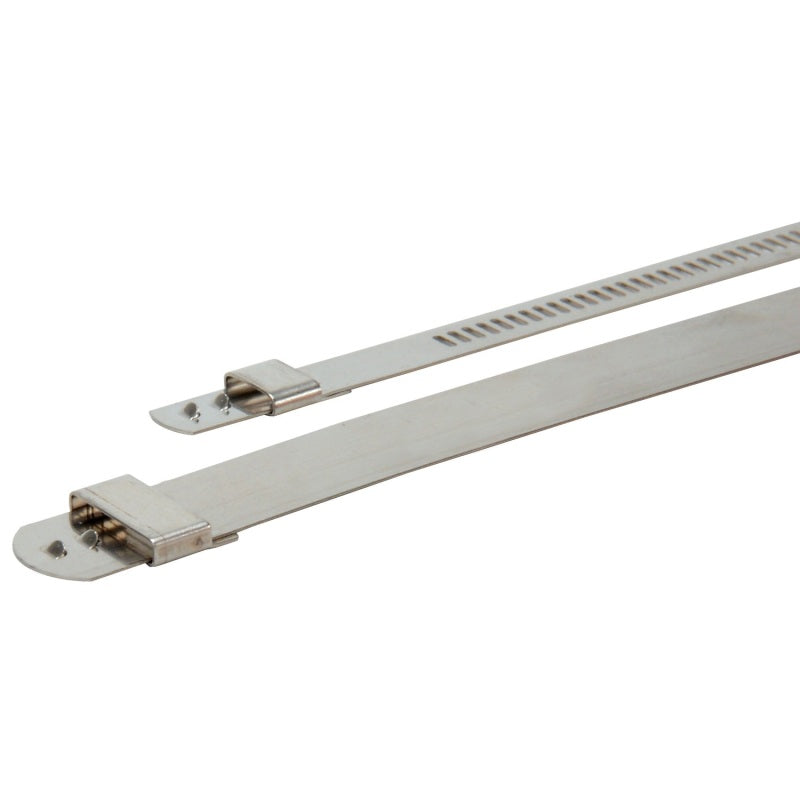 DEI Stainless Steel Positive Locking Tie 1/2in (12mm) x 9in - 8 per pack - 10211