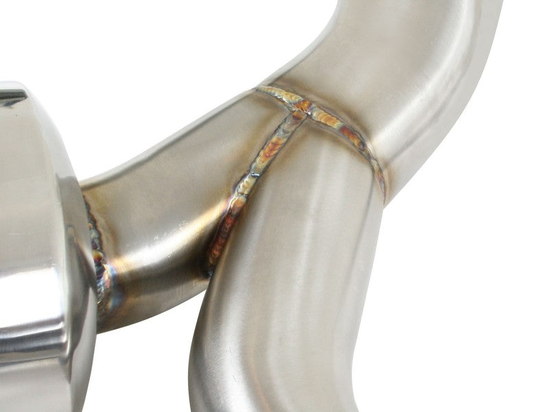aFe Takeda Exhaust Axle-Back 13-15 Scion FRS / Subaru BRZ 304SS Black Dual Tips Exhaust - 49-36023-B