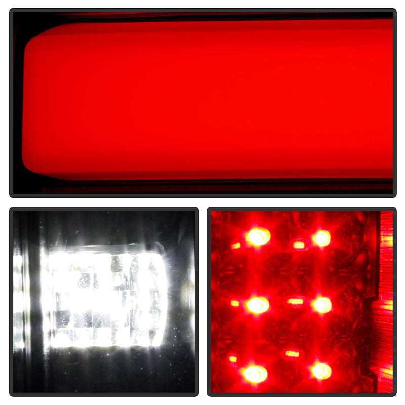 Spyder 18-20 Ford F150 w/ Rear Blind Spot LED Tail Lights - Black (ALT-YD-FF15018BS-LED-BK) - 5088550