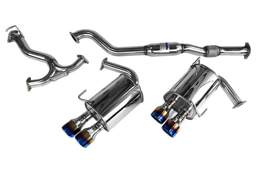 Invidia 11+ STI/WRX Sedan Only 76mm Q300 Titanium Tip Cat-back Exhaust - HS11STIG3T