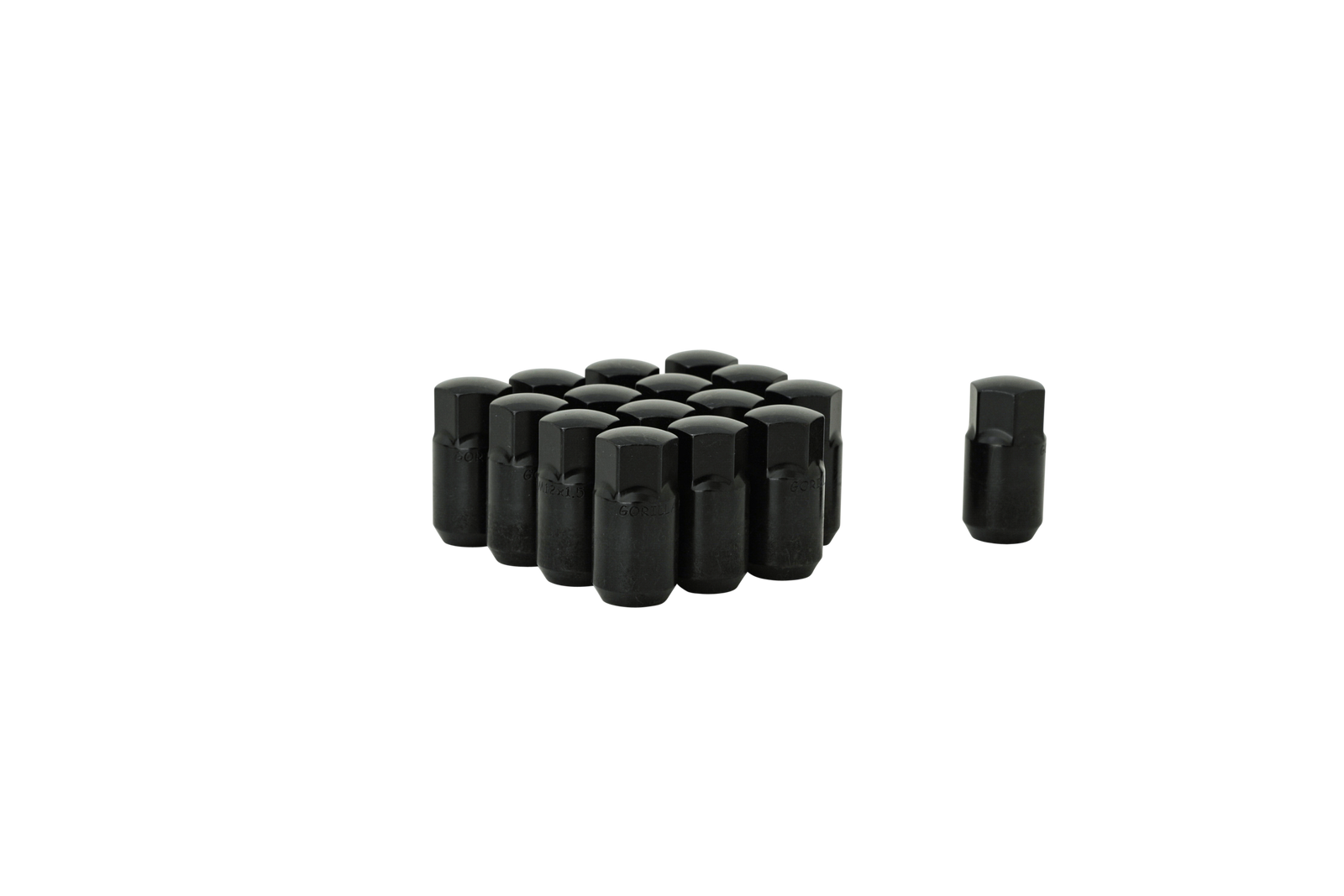 Gorilla Automotive - 4lug 17mm Ext Hex Short 10-1.25 Blk - K4XTS-10125B
