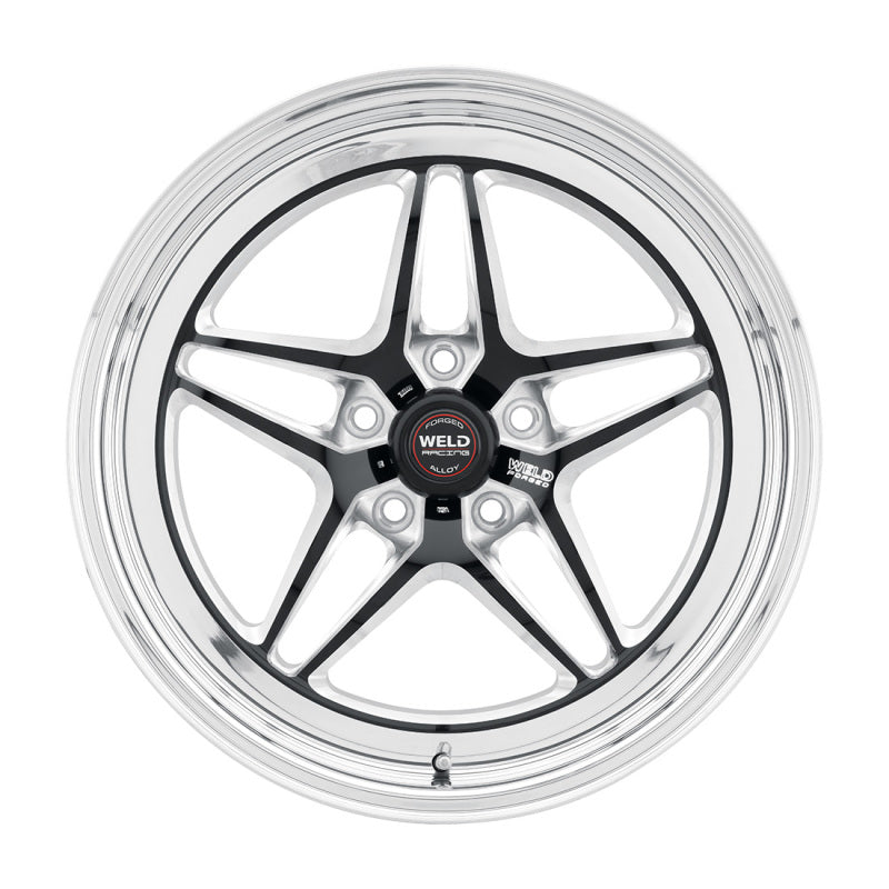 Weld S81 18x5 / 5x120 BP / 2.1in. BS (-23mm Offset) Black Wheel 3.18 ID (High Pad) - Non-Beadlock - 81HB8050N21A