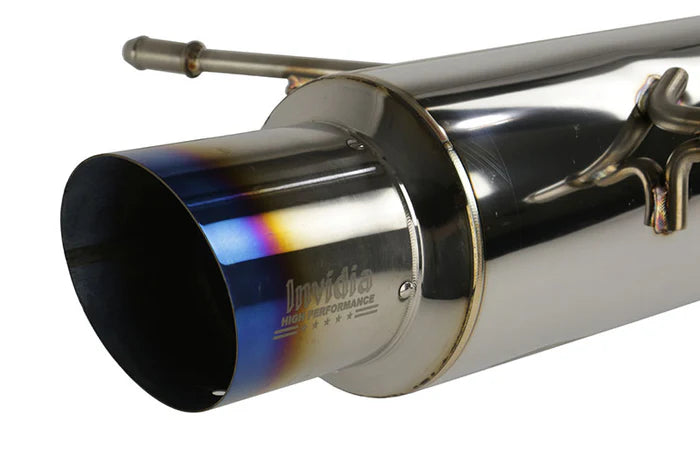 Invidia 02-07 WRX/STi 76mm N1 RACING Titanium Tip Cat-back Exhaust - HS02SW1GRT