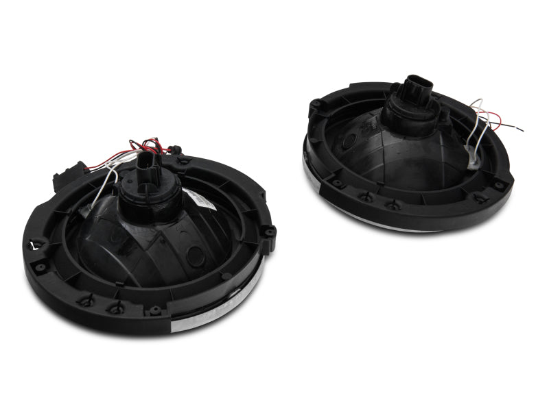 Raxiom 07-18 Jeep Wrangler JK LED Halo Headlights- Chrome Housing (Clear Lens) - J121871