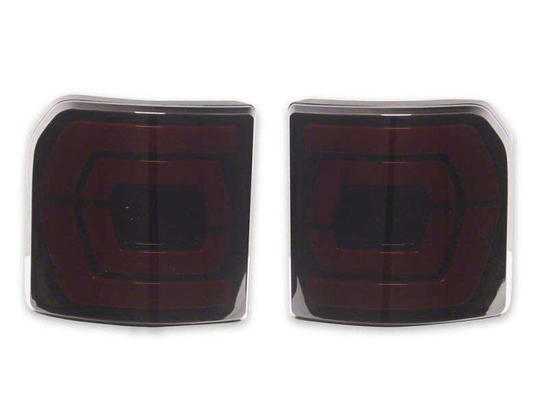 Raxiom 20-26 Jeep Gladiator JT Low Profile LED Tail Lights- Black Housing- Smoked Lens - JG27784 - close-up view 10