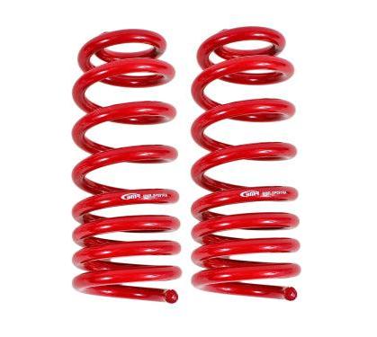 BMR 93-02 F-Body Front Handling Version Lowering Springs - Red - SP091R for 1993-2002 Chevrolet Camaro - front view