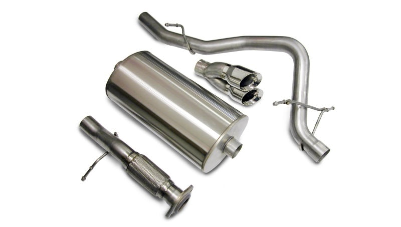 Corsa 2007-2008 Chevrolet Tahoe 5.3L V8 Polished Sport Cat-Back Exhaust - 14207