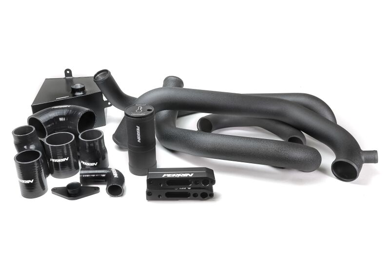 PERRIN 15-21 Subaru STI Front Mount Intercooler Boost Tube Kit - Black - PSP-ITR-438-3BK